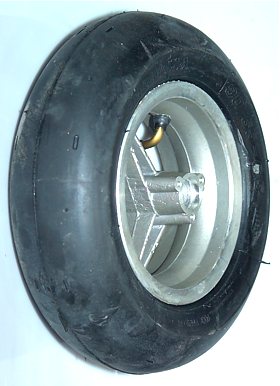 Reifen 110/50R6,5 Zoll Slick komplett mit Felge Tubless (Achse zu 133mm), maximale Qualitt und Halt