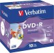 Verbatim Speichermedien DVD+R 4,7GB 16X 10er JC Printable Promopack(10Pezzo)