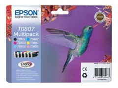 Tinte / T0807 / Blister / cmyk, light ma