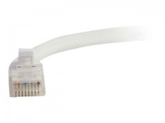 Kabel / 0.5 m Mlded/Btd wht CAT5E PVC UT