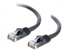 Kabel / 7 m Mlded/Btd Black CAT5E PVC UT